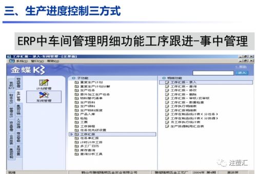 注塑廠中計算機軟硬件及外圍設(shè)備制造的定制生產(chǎn)計劃與進度控制策略